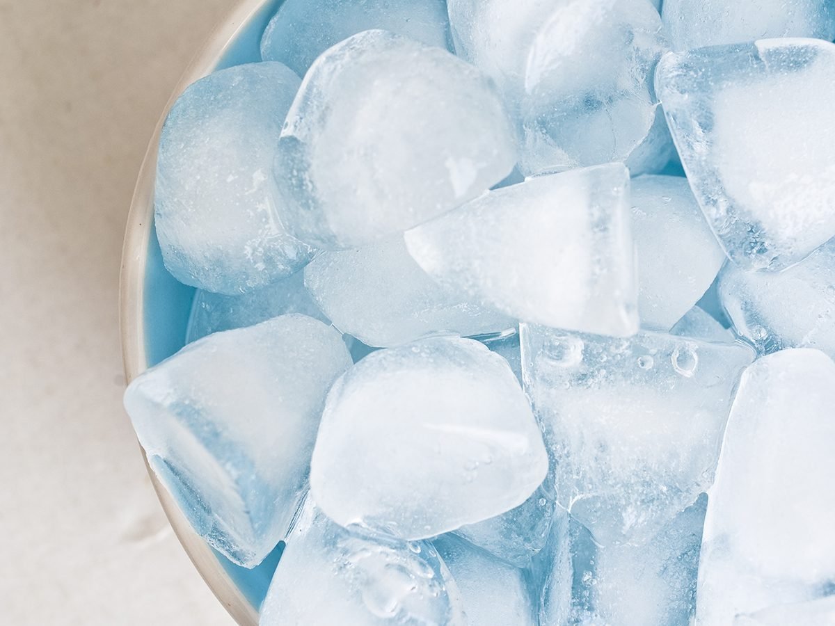 bowl of ice