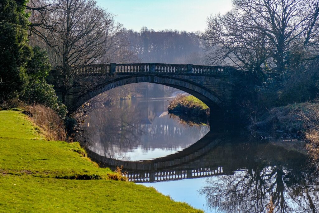 Bridge over water