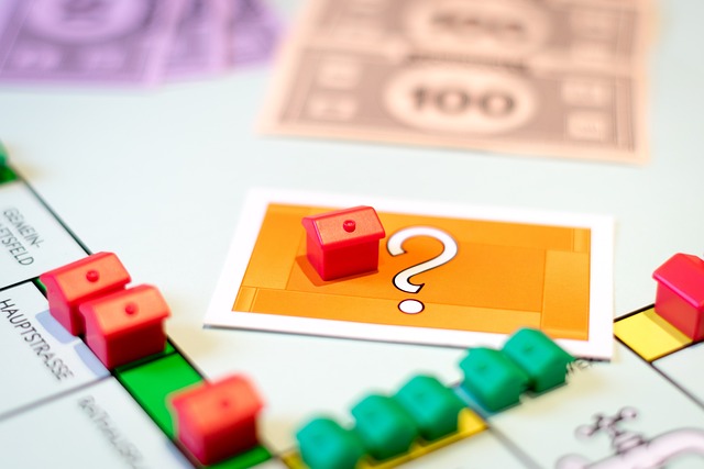 Invest in property on monopoly board