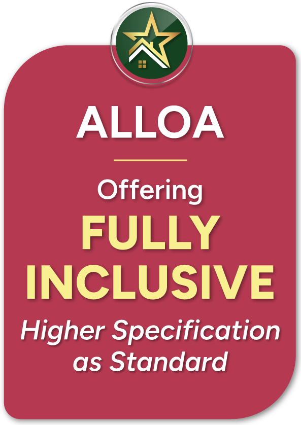 ALLOA – FULLY INCLUSIVE Higher Specification as Standard