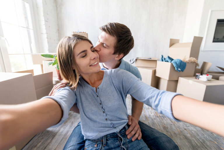 couple moving into new home together