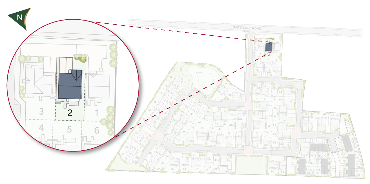 Lewis plot 2 shown on Chryston development plan