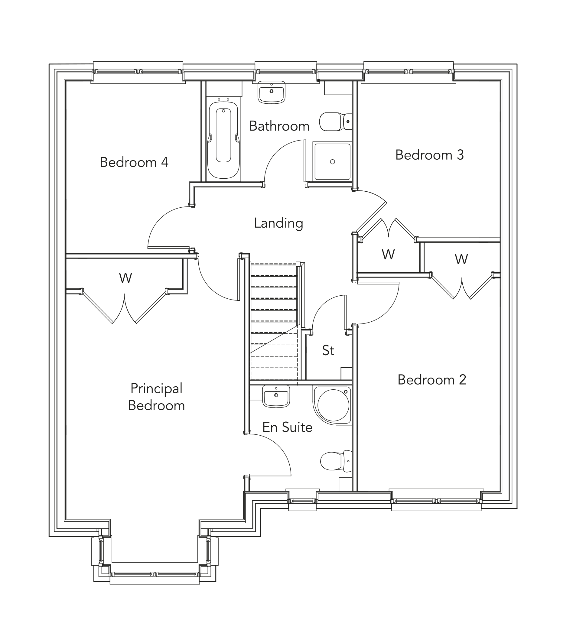 Carluke-Phase2-09_Morar-FF-Plan-Flipped-outlined