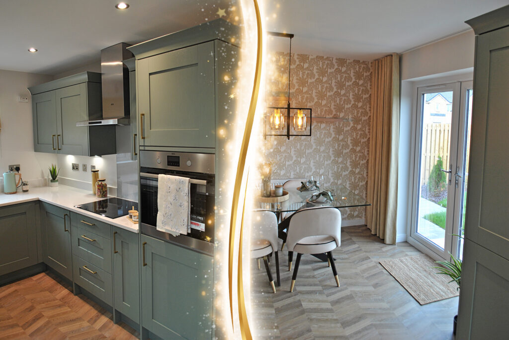 Kitchen/dining room at Alloa