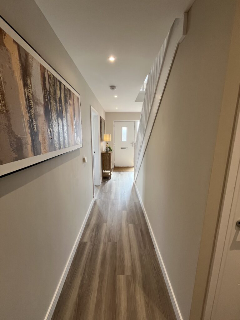 Long elegant hallway